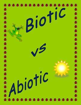 Preview of Biotic Abiotic Interactive SMARTnotes