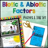 Biotic and Abiotic Factors Posters and Interactive Noteboo
