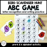 Bird ABC Scavenger Hunt - Spring Alphabet Activities