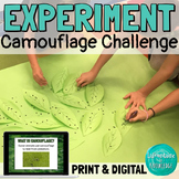 Camouflage Challenge Animal Adaptations Science Lab Experi
