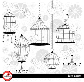 bird cage clip art