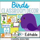 Bird Themed Classroom Decor, Bird Classroom