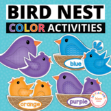 Preschool Spring Birds Color Sorting Sort by Size Matching