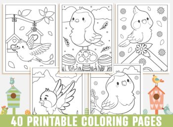 Free Printable Bird Coloring Pages for Kids