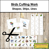 Birds Cutting Work - Scissor Practice