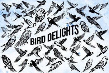 Preview of Bird Delights Font