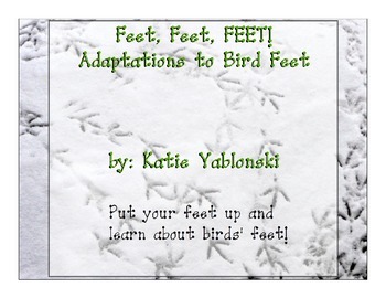 Preview of Bird Feet Adaptations Book