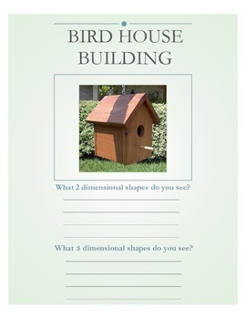 Preview of Bird House Building Geometry Project
