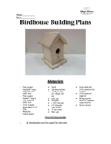 Bird House Building Plans Middle School