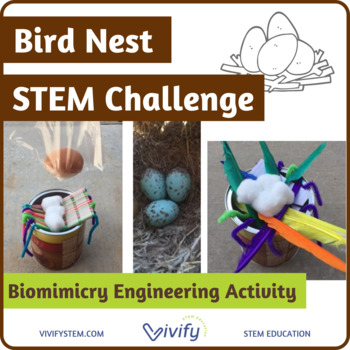 Preview of Bird Nest STEM Challenge (Biomimicry Engineering Activity)