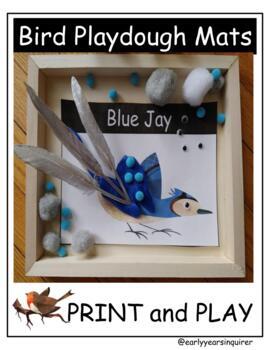 Preview of Bird Playdough Mats