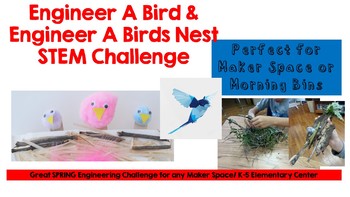 Preview of Bird STEM Activities- Adaptations, Biomes, Engineering and More! 1st-8th Grades