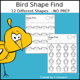 Bird Theme Shape Find
