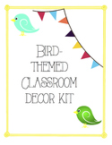 Bird-Themed Classroom Decor Kit