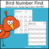 Bird Themed Number Find