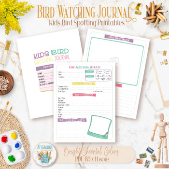 Preview of Bird Watching Journal for Kids - Bird Spotting Printables - Exploring Nature