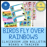 Bird and Rainbow Classroom Décor Rainbow Classroom Jobs an