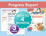 Bird to 4 Months Progress Report Form - Easily track your 