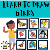 Learn To Draw Birds Directed Draw Coloring Bingo Dot Marke