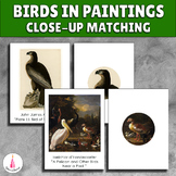 Birds Art I Spy Montessori Activity Paintings Matching Close-Up