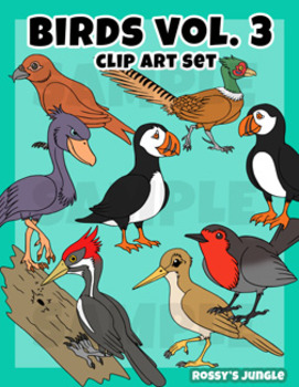 Preview of Birds Clip Art Set Volume 3