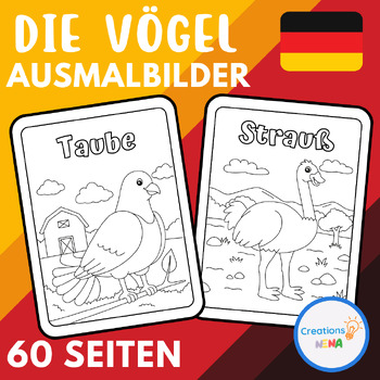 Preview of Birds Coloring Pages in German