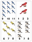 Birds: Count and Clip Cards for Math Centers