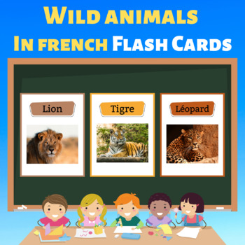 Birds, Farm, Sea and wild animals bundle flashcards in french. | TPT