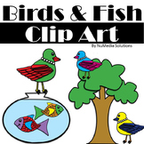 Birds & Fish Clip Art