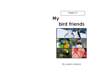 Preview of Birds Friends Book Grades 1-2