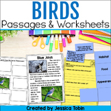 Birds Nonfiction Reading Comprehension Passages - All Abou