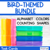 Birds Preschool Task Cards Bundle