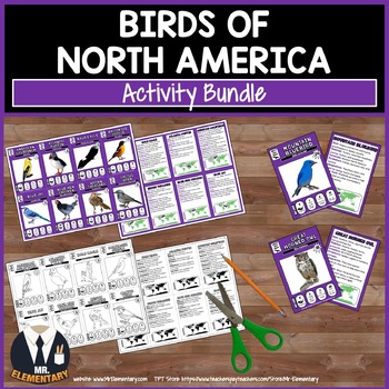 Preview of Birds of North America Trading Cards, Games, Activities, and Projects