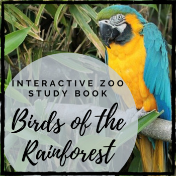 Preview of Birds of the Rainforest: Interactive Zoo Study Book