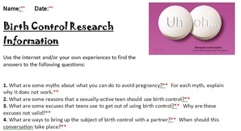 birth control research paper pdf