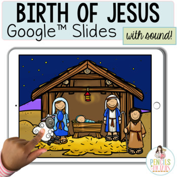 Preview of Birth of Jesus Google Slides™ | Digital Retell Activities