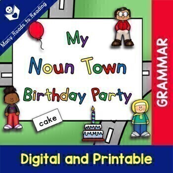 Preview of Birthday Activity Noun Town