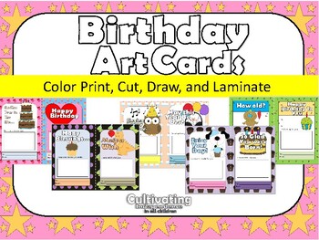 Preview of Birthday Art Cards