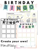 Birthday BINGO (Create Your Own Card) - Happy Birthday!