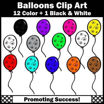 birthday balloons clipart black and white