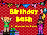 Birthday Bash (Whole Class Celebration Activities)