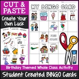 Birthday Bingo Game | Cut and Paste Activities Bingo Template