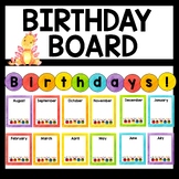 Birthday Board Display | Student Birthday Book Dinosaur