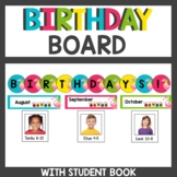 Birthday Board Display | Student Birthday Book Flamingo Pineapple