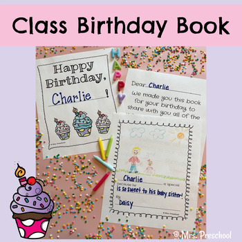 Class Birthday Book - PreKinders