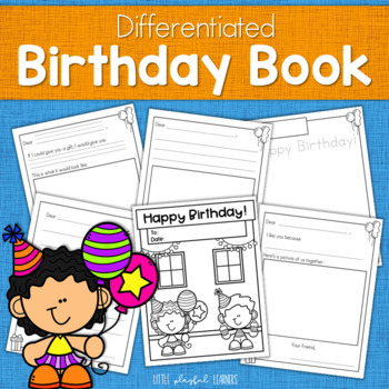 Preview of Birthday Book {Differentiated}