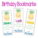 Birthday Bookmarks. Birthday Message. Birthday Gift.