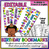 Birthday Bookmarks | Signets | Bonne fête | Reward | Stude