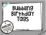 Birthday Bubble Tags