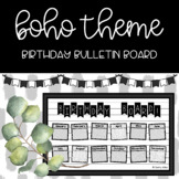 Birthday Bulletin Board - Boho Theme